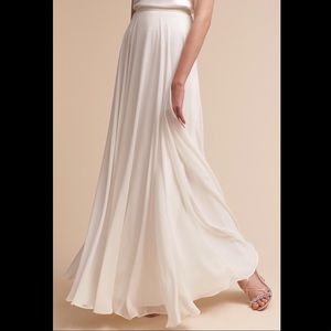 BHLDN Hampton Skirt, Winter White